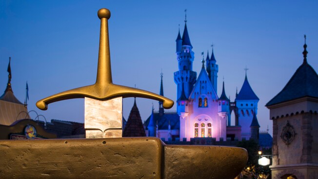 Image result for hong kong disneyland  sword in the stone